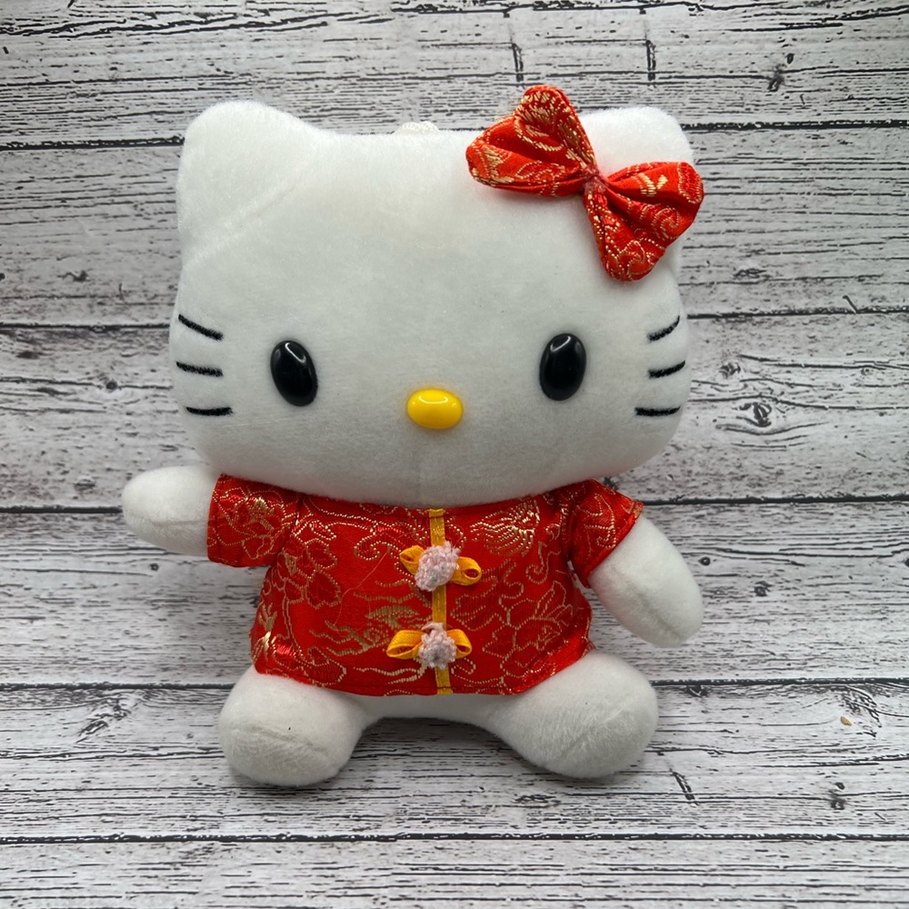 Hello Kitty Red Kimono Plush 7 Inch